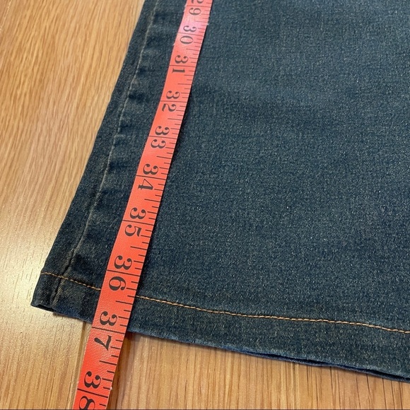 AMNS Jean's Original Amnesia Y2K Dirty Wash Mid Rise Flared Jean - Picture 15 of 16